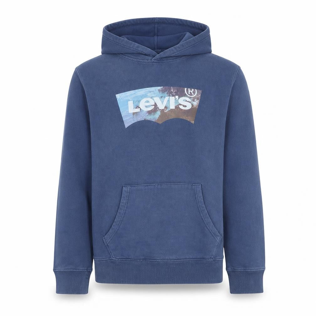 Mens UK Size S Levi's Blue Pullover Hoodie