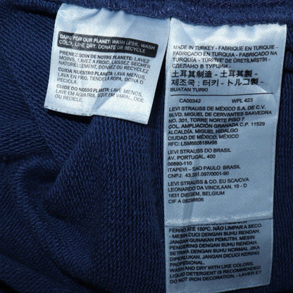Mens UK Size S Levi's Blue Pullover Hoodie