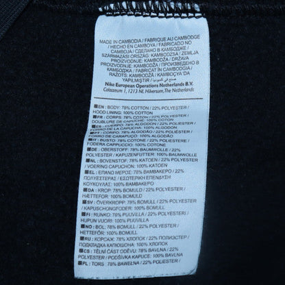 Mens UK Size M Nike Black Pullover Hoodie