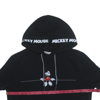 Womens UK Size S Disney Black Pullover Hoodie