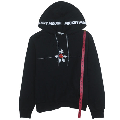 Womens UK Size S Disney Black Pullover Hoodie