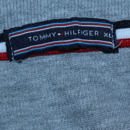 Tommy Hilfiger Men's Grey XL 1/4 Zip Knit Jumper