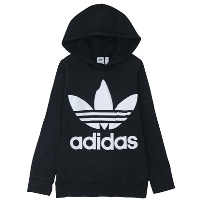 Womens UK Size 12 adidas Black Pullover Hoodie
