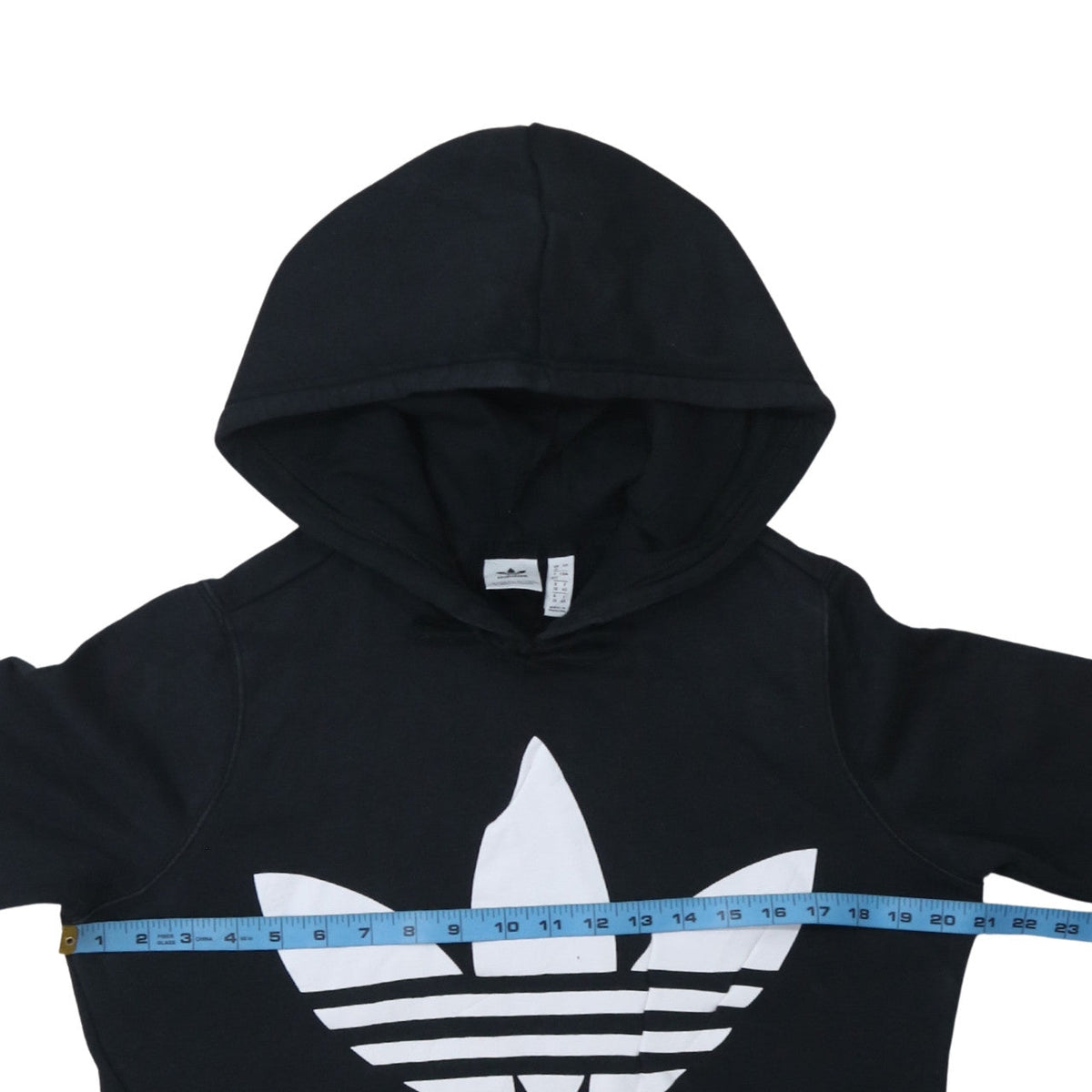 Womens UK Size 12 adidas Black Pullover Hoodie