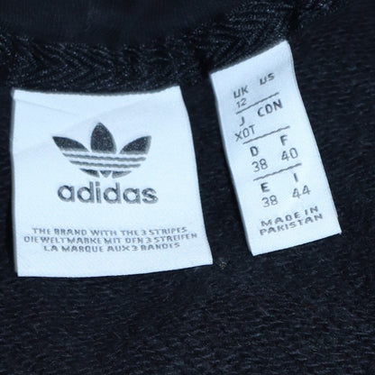 Womens UK Size 12 adidas Black Pullover Hoodie