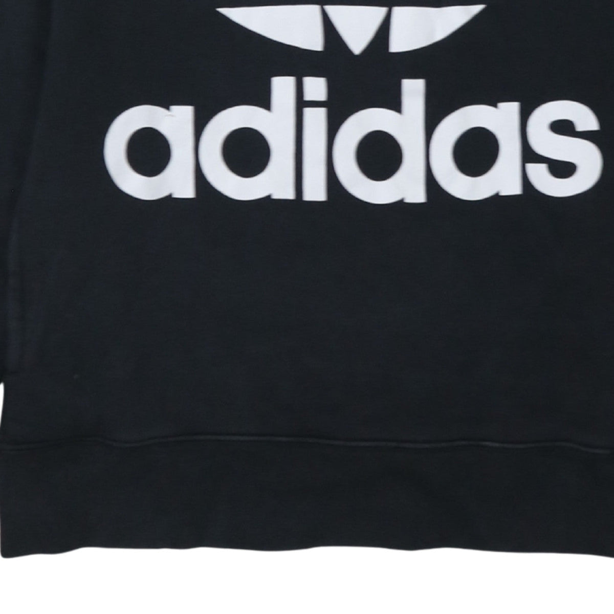 Womens UK Size 12 adidas Black Pullover Hoodie