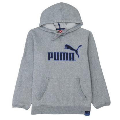 Mens UK Size M PUMA Grey Pullover Hoodie
