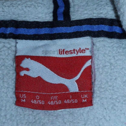Mens UK Size M PUMA Grey Pullover Hoodie