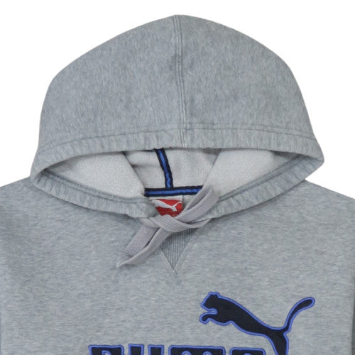 Mens UK Size M PUMA Grey Pullover Hoodie