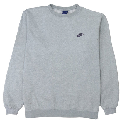 Mens UK Size XL Nike Grey Pullover Sweatshirt