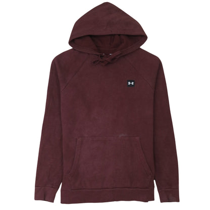 Mens UK Size S Under armour Brown Pullover Hoodie