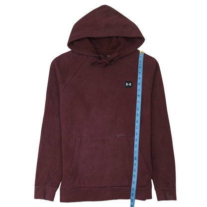 Mens UK Size S Under armour Brown Pullover Hoodie
