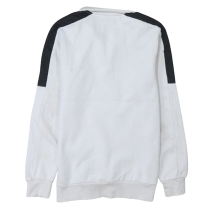 Mens UK Size S PUMA White 1/4 Zip Sweatshirt