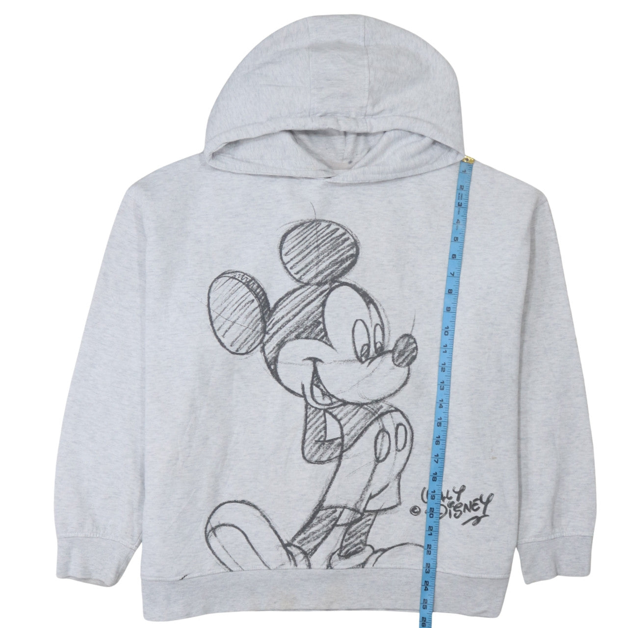 Womens UK Size 2XL Disney Grey Pullover Hoodie