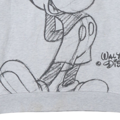 Womens UK Size 2XL Disney Grey Pullover Hoodie