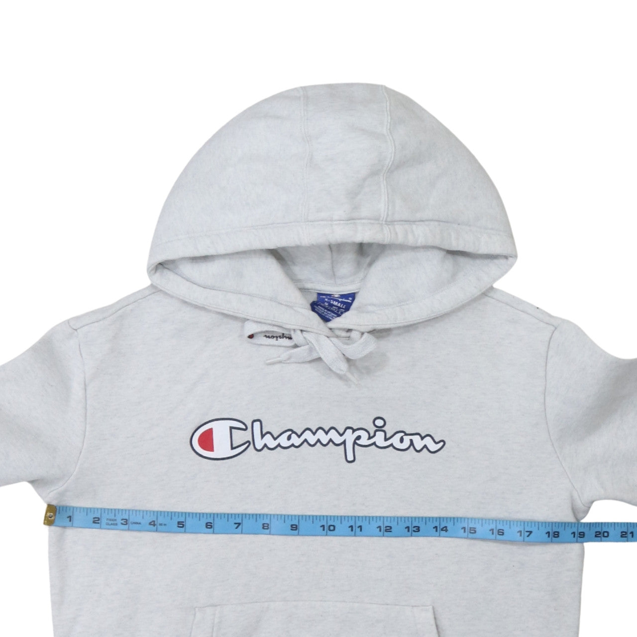 Mens UK Size XS Champion Grey Pullover Hoodie