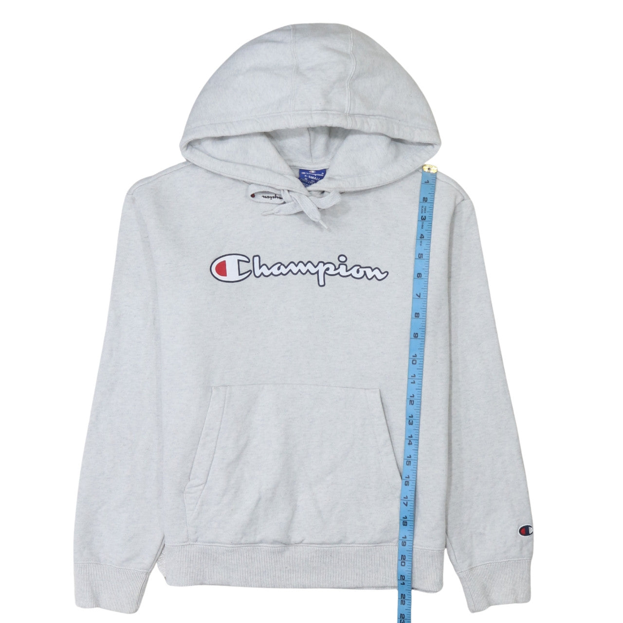 Mens UK Size XS Champion Grey Pullover Hoodie