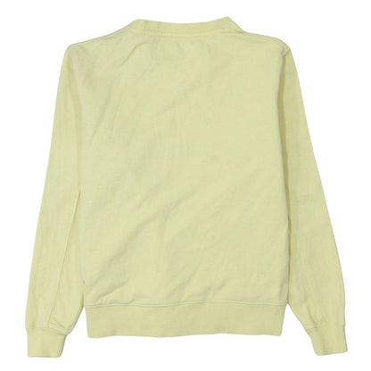 Womens UK Size S Calvin Klein Jeans Yellow Pullover Sweatshirt
