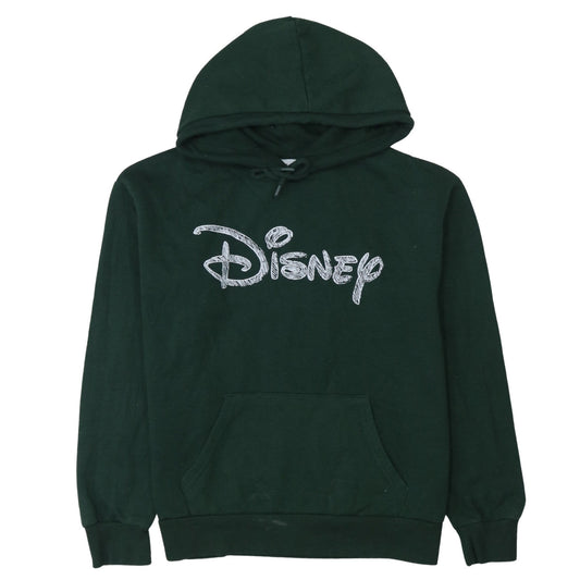 Womens UK Size 10/12 Disney Green Pullover Hoodie
