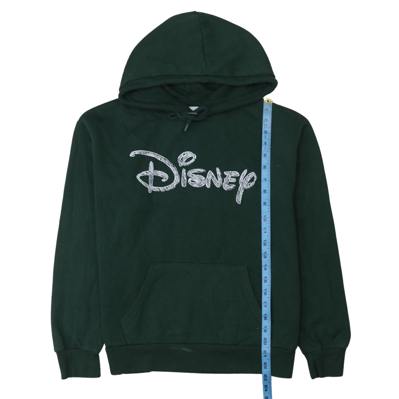 Womens UK Size 10/12 Disney Green Pullover Hoodie