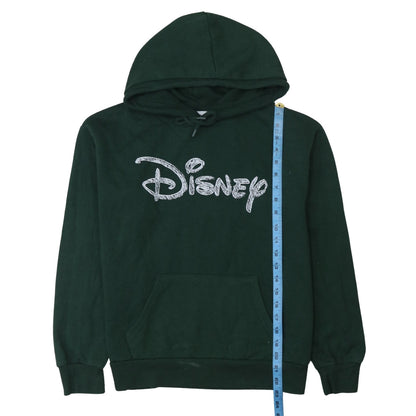 Womens UK Size 10/12 Disney Green Pullover Hoodie