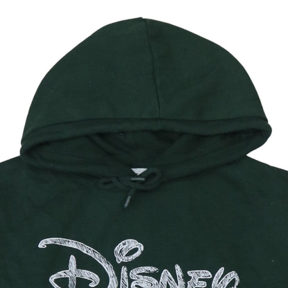 Womens UK Size 10/12 Disney Green Pullover Hoodie
