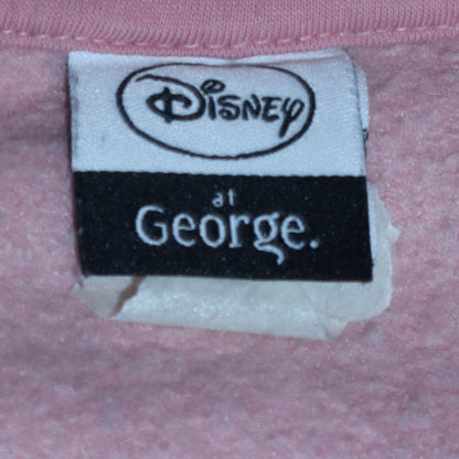 Womens UK Size L George Pink Pullover Sweatshirt