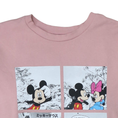 Womens UK Size L George Pink Pullover Sweatshirt