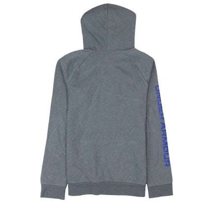 Under Armour Boys Grey Pullover Hoodie YXL 158 Fleece Hooded Sweatshirt