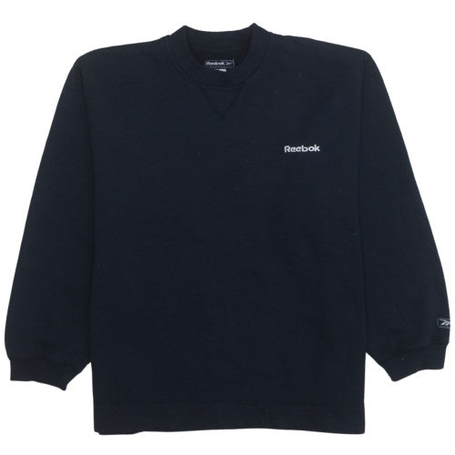 Womens UK Size 14 Reebok Black Pullover Sweatshirt