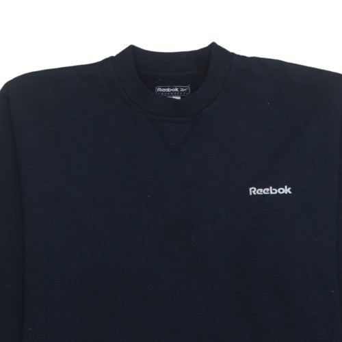 Womens UK Size 14 Reebok Black Pullover Sweatshirt