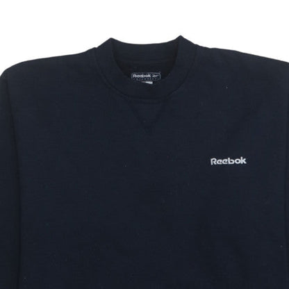 Womens UK Size 14 Reebok Black Pullover Sweatshirt