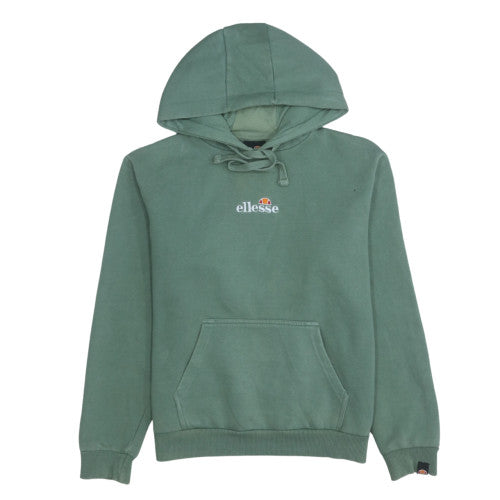 Womens UK Size 10 ellesse Green Pullover Hoodie