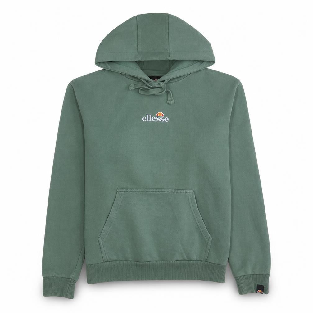 Womens UK Size 10 ellesse Green Pullover Hoodie