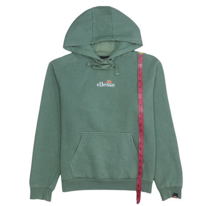 Womens UK Size 10 ellesse Green Pullover Hoodie