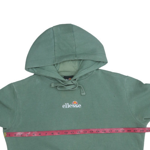 Womens UK Size 10 ellesse Green Pullover Hoodie