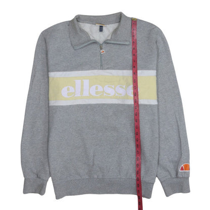 Womens UK Size 16 ellesse Grey Pullover Sweatshirt