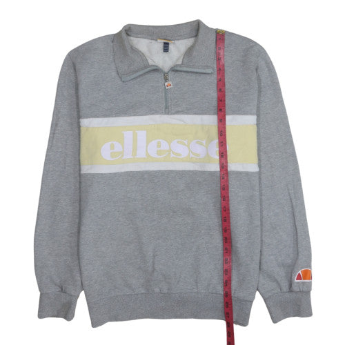 Womens UK Size 16 ellesse Grey Pullover Sweatshirt