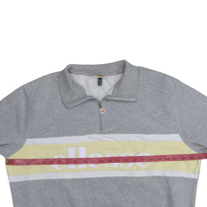 Womens UK Size 16 ellesse Grey Pullover Sweatshirt