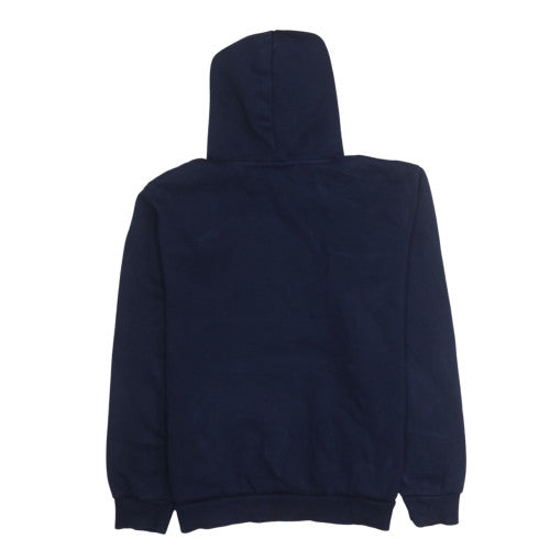 Mens UK Size L PUMA Blue Pullover Hoodie