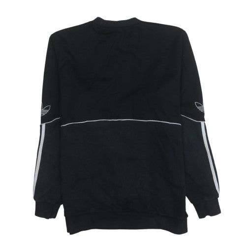 Mens UK Size M adidas Black Pullover Sweatshirt