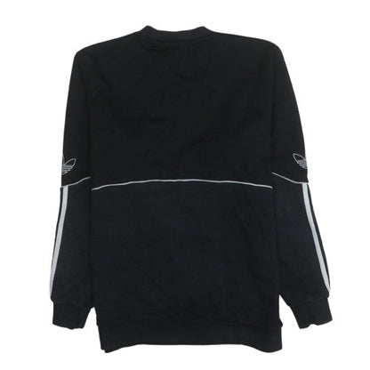 Mens UK Size M adidas Black Pullover Sweatshirt