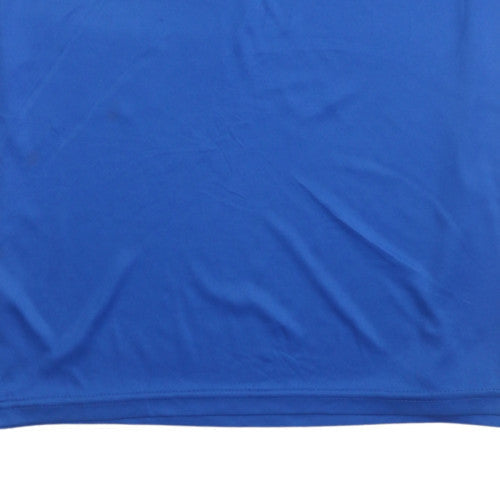 France Blue Short Sleeve Men's T-Shirt Size L Sports Fan Top