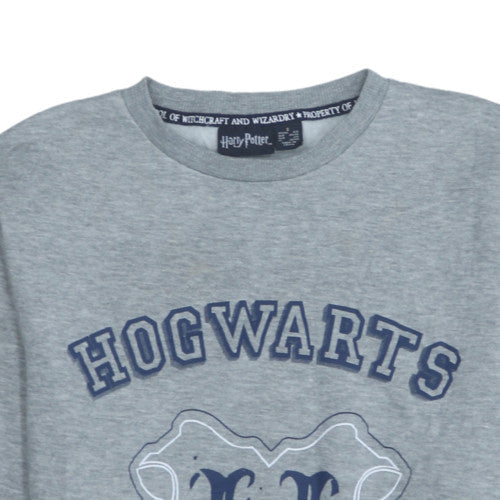 Womens UK Size S Harry Potter Grey Pullover Sweatshirt