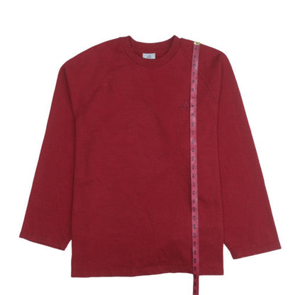 Mens UK Size M adidas Red Pullover Sweatshirt