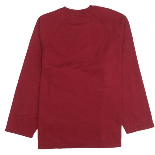 Mens UK Size M adidas Red Pullover Sweatshirt