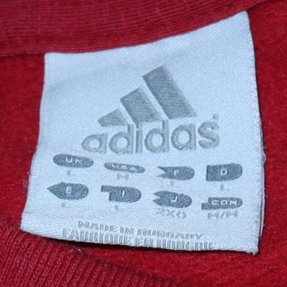 Mens UK Size M adidas Red Pullover Sweatshirt
