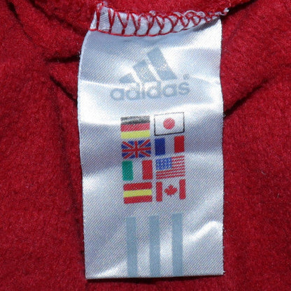 Mens UK Size M adidas Red Pullover Sweatshirt