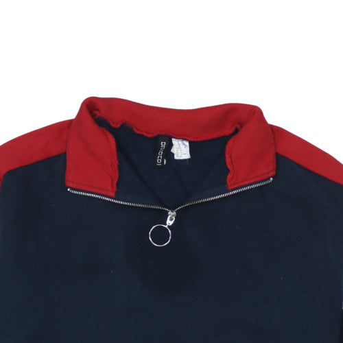 Womens UK Size 12 H&M Divided Blue Pullover Sweatshirt