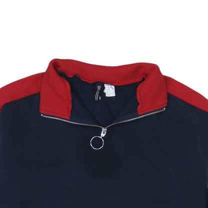 Womens UK Size 12 H&M Divided Blue Pullover Sweatshirt